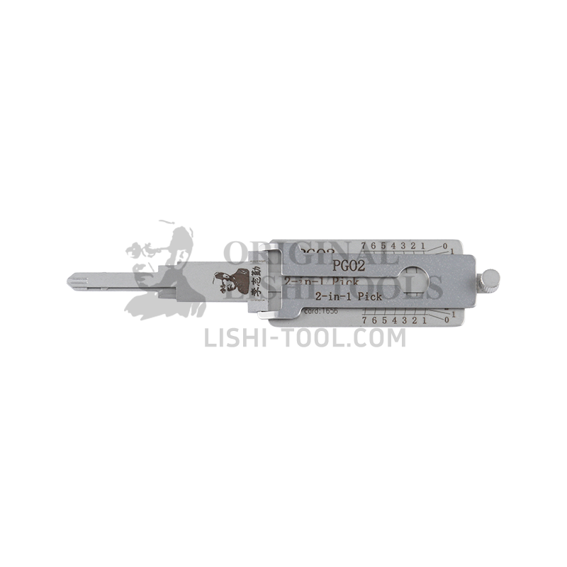 Lishi 2-in-1 PGO2 Tool for Piaggio, Vespa Motorcycles - Lock Pick and Decoder