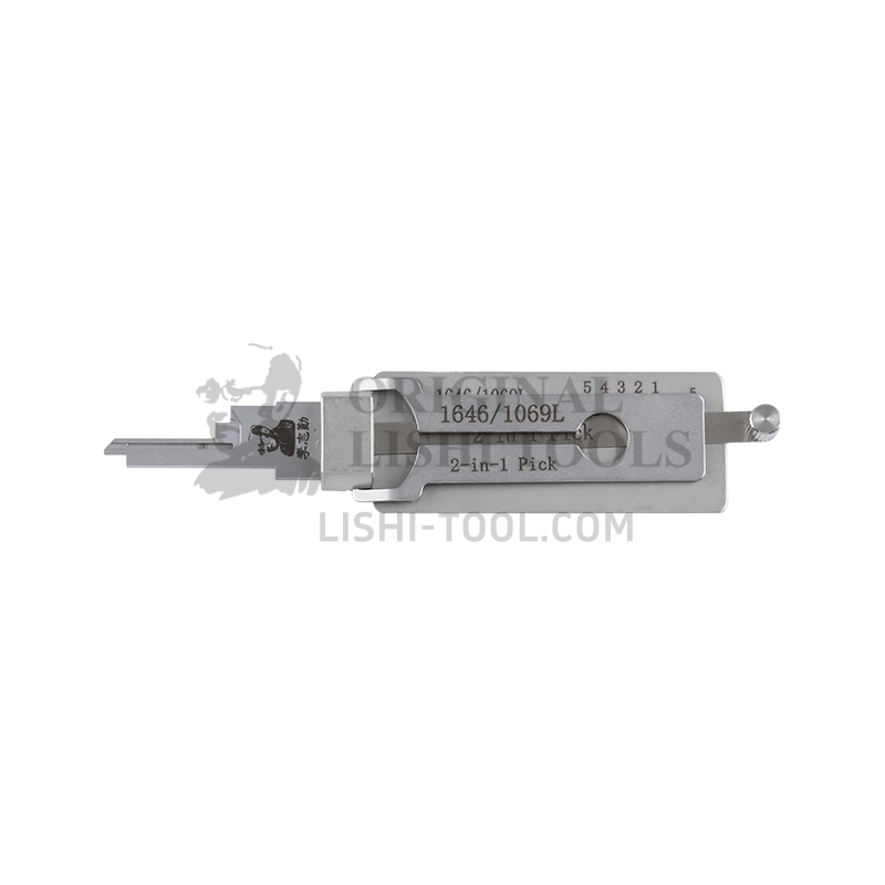 Lishi 1646-Left Slot 2-in-1 Mailbox Lock Pick and Decoder: Efficient Unlocking and Lock Reading Tool