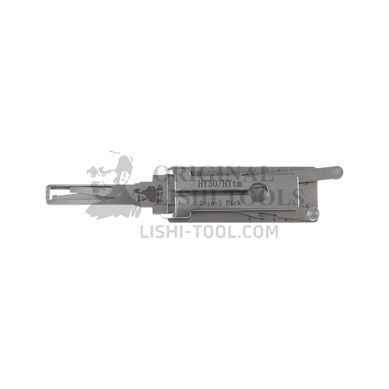 Lishi 2-in-1 (8-CUT) HY30 for Hyundai - Door Lock/Anti-glare Pick and Decoder