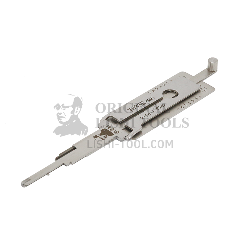 Lishi 7-CUT YH35R-MAG Right Slot 2-in-1 Decoder - Special Tool for Yamaha Motorcycle Ignition Locks