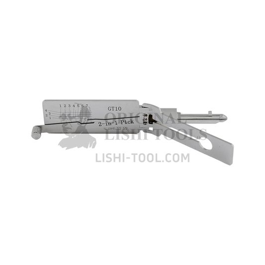 Lishi 2-in-1 (7-CUT) GT10 Tool for Iveco - Lock Pick and Decoder