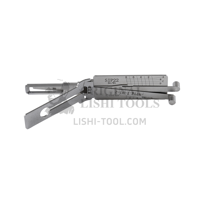 Lishi 2-in-1 SIP22 for Fiat and Jeep Compass - Door and Trunk Lock Pick and Decoder