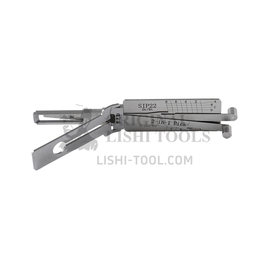 Lishi 2-in-1 SIP22 for Fiat and Jeep Compass - Door and Trunk Lock Pick and Decoder