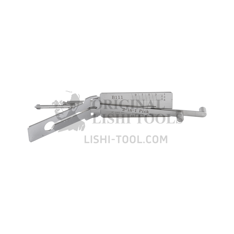 Lishi 2-in-1 (10-CUT) B111 for Buick - Door Lock Pick and Decoder