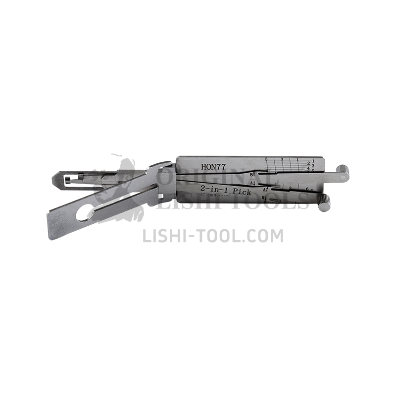 Lishi 2-in-1 (12-CUT) HON77 for Honda CBR650 - Ignition Lock Pick and Decoder