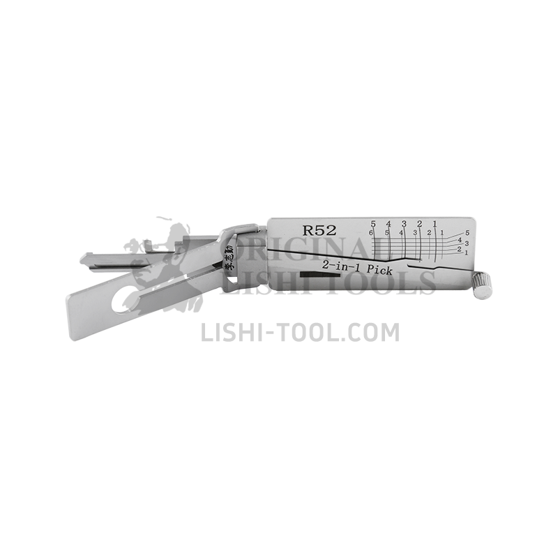 Lishi 2-in-1 R52 6-CUT Residential Lock Decoder & Pick Tool for Mexico: Reliable Locksmithing Solution