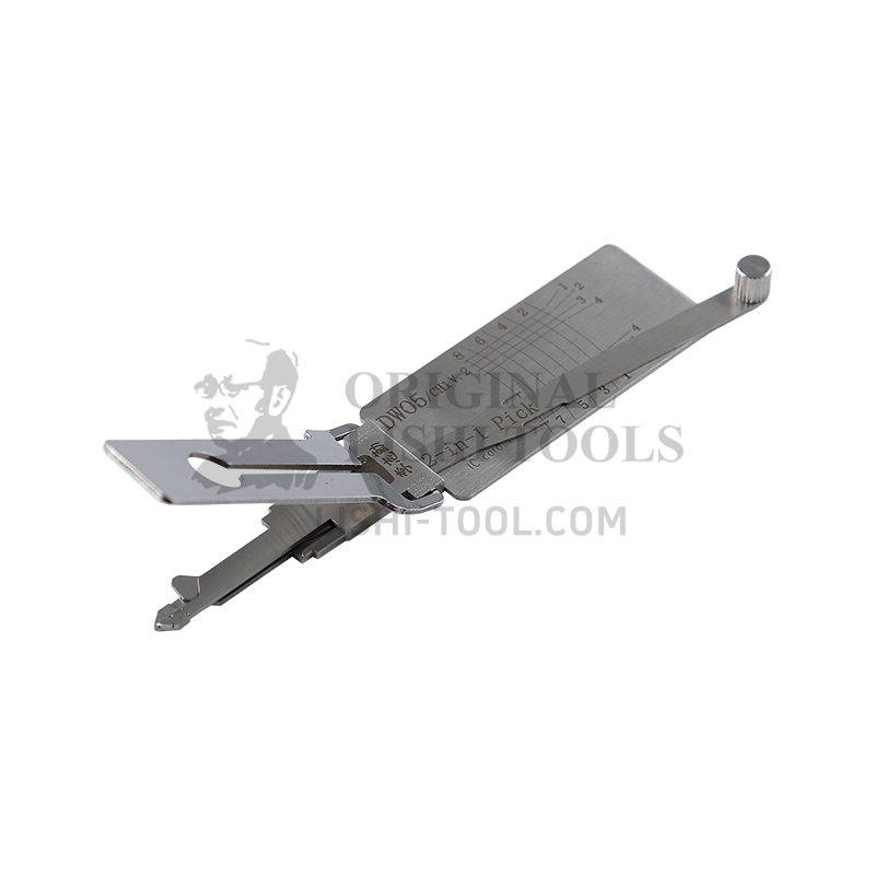 Lishi 2-in-1 CH1v.2 (DW05) Chevrolet Malibu & Captiva Ignition Lock Decoder & Pick Tool: Accurate Lock Decoding