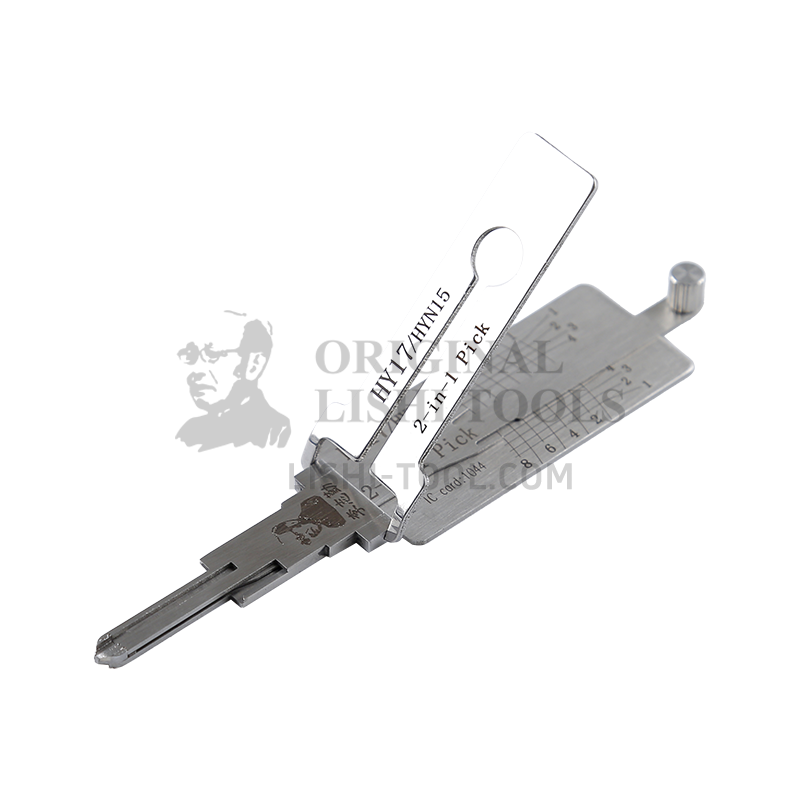 Lishi 2-in-1 (8-CUT) HY17 Tool for Hyundai and Kia - Lock Pick for Door Lock