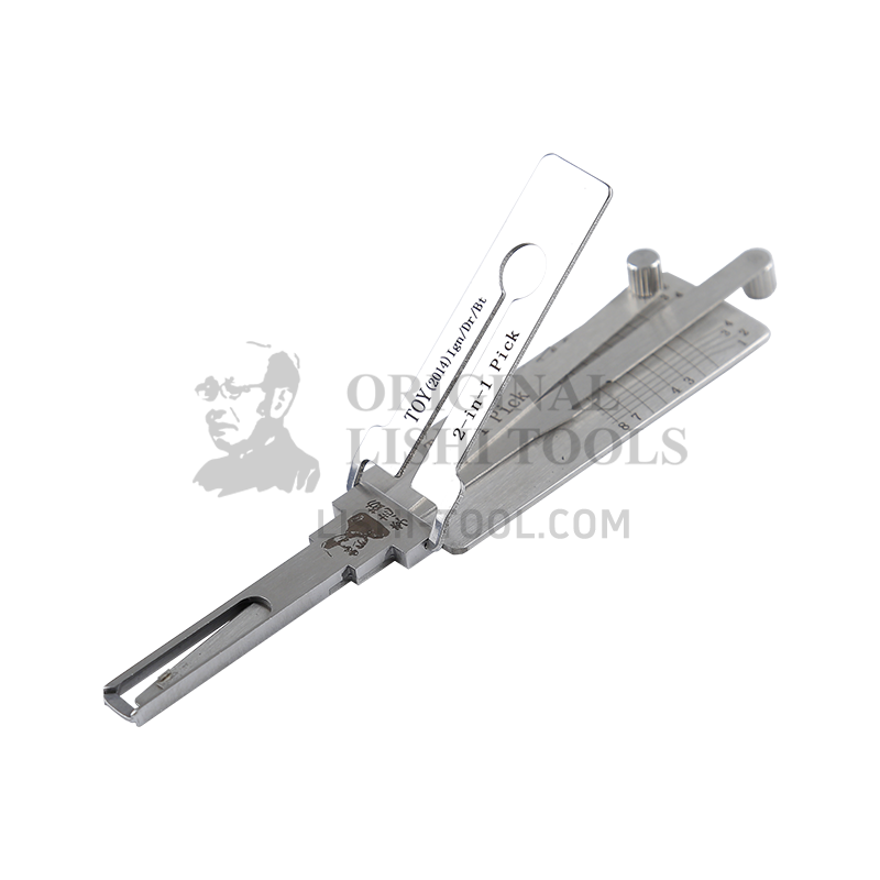 Lishi 2-in-1 (8-CUT) TOY2014 for 2014 Corolla - Door, Ignition, and Trunk Lock Pick and Decoder