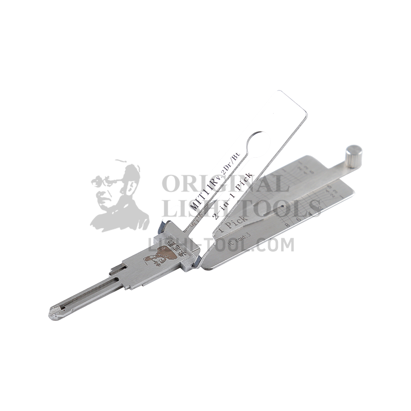 Lishi 2-in-1 (8-CUT) MIT11v.2 Tool for Mitsubishi - Lock Pick and Decoder