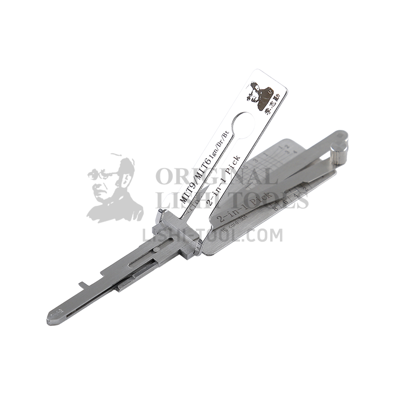 Lishi 2-in-1 (8-CUT) MIT9/MIT6 Tool for Mitsubishi - Ignition, Door, Trunk Lock Pick and Decoder