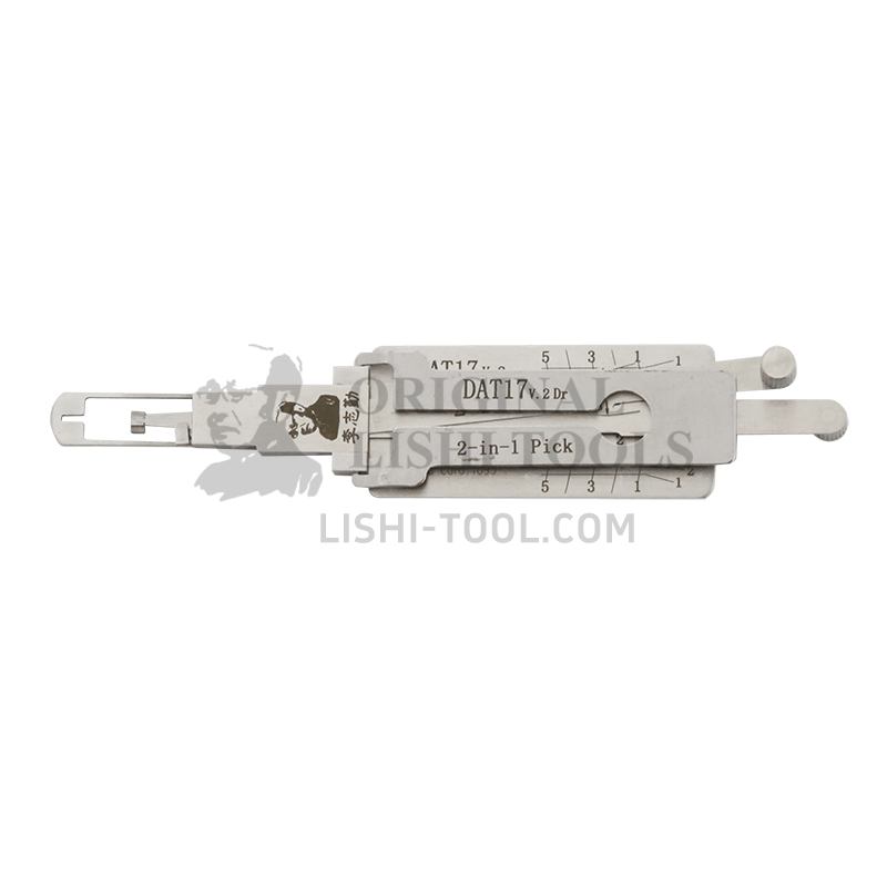 Lishi 2-in-1 (5-CUT) DAT17 for Subaru Forester, Outback, Legacy - Ignition Lock Pick and Decoder