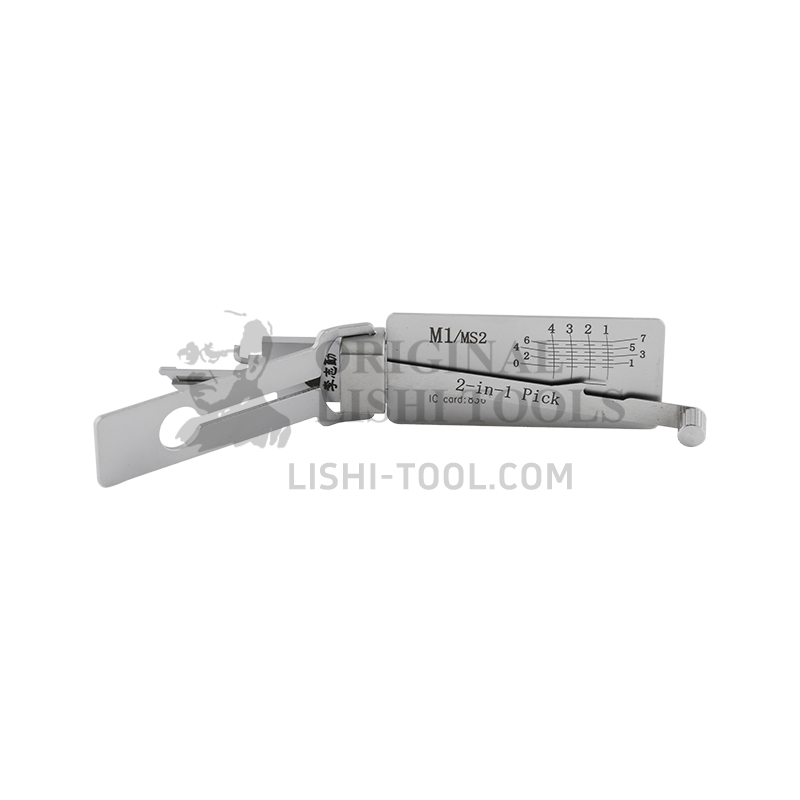 Lishi 2-in-1 M1/MS2 Master Lock Pick Tool
