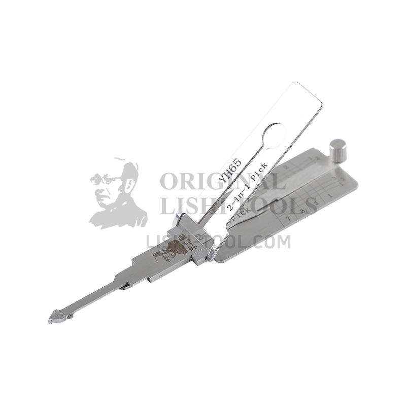 Lishi Tools (8-CUT) YH65 2-in-1 Ignition Lock/Pick and Decoder Tool for Yamaha Motorcycles