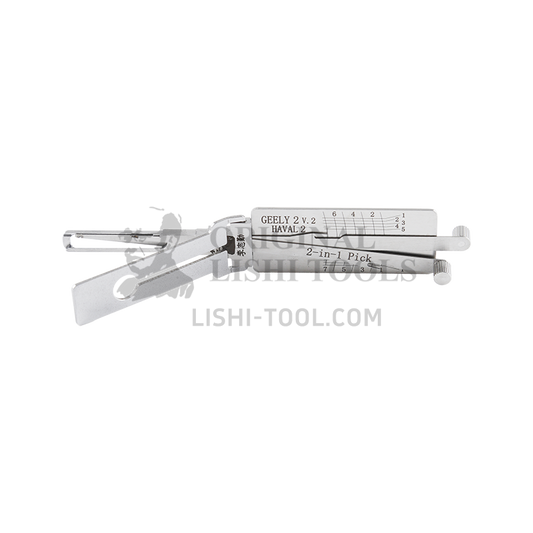 Lishi 2-in-1 (7-CUT) HAVAL2 for New Changan, Geely, Haval - Door Lock Pick and Decoder