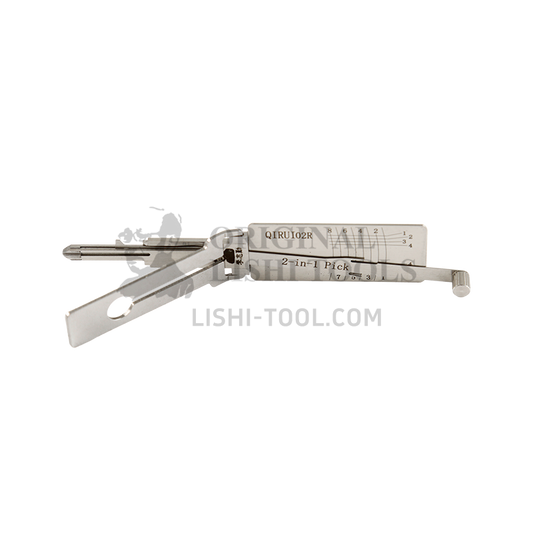 Lishi 2-in-1 (8-CUT) QIRUI02-Left Slot Tool for Chery - Lock Pick and Decoder