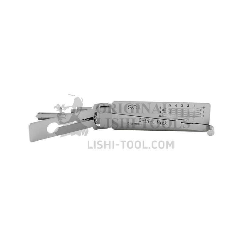 Lishi 2-in-1 Schlage SC1 Residential Lock Pick Tool