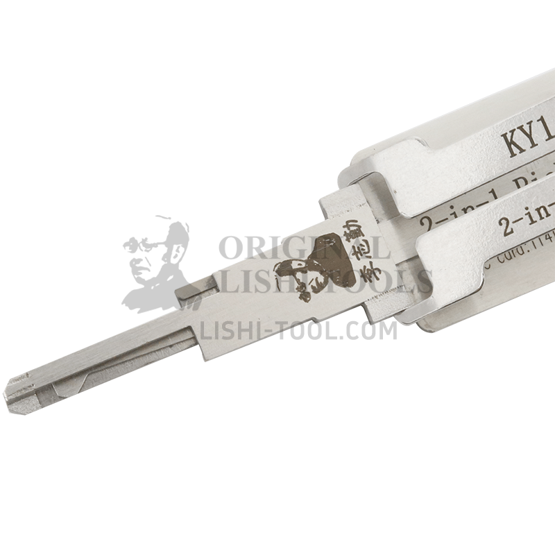 Lishi 2-in-1 (8-CUT) KY14 Tool for Hyundai and Kia - Lock Pick and Decoder - Door/Anti-Glare