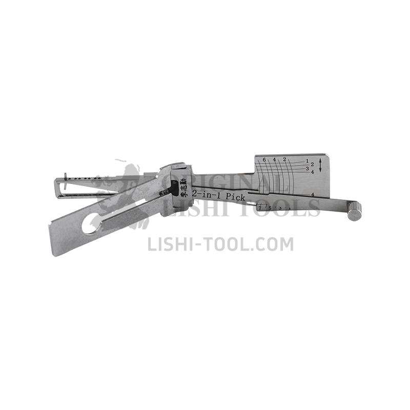 Lishi 2-in-1 (8-CUT) TOY2 Track v.4 for Toyota and Lexus - Lock Pick and Decoder