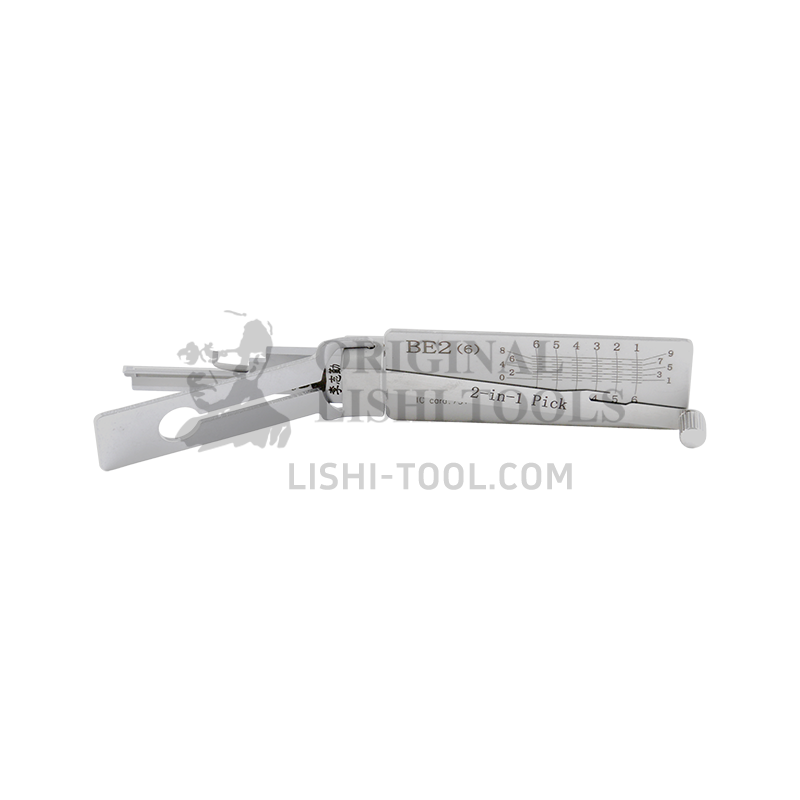 Lishi 2-in-1 7-CUT BE2-6 BEST Lock Decoder and Picker: Essential Locksmith Utility