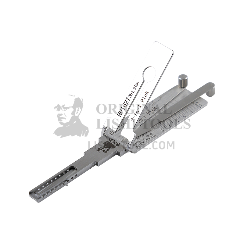Lishi 2-in-1 (8-CUT) HU162T v.3 for Volkswagen, Skoda - Ignition Lock Pick and Decoder