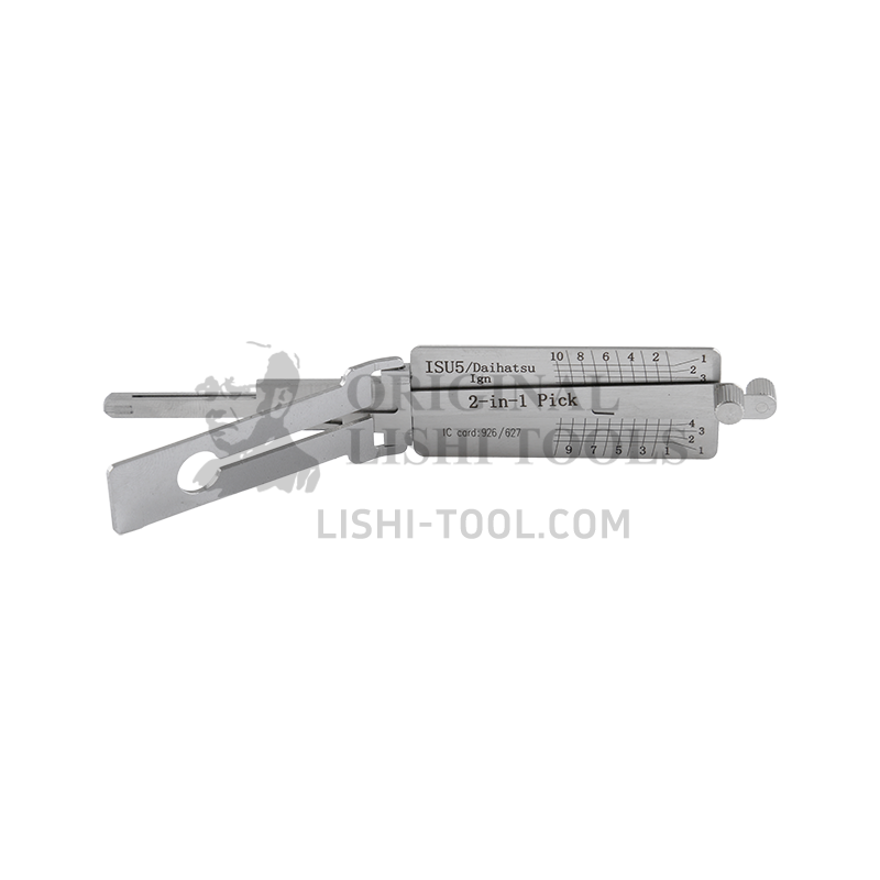 Lishi 2-in-1 (8-CUT) ISU5 Tool for Isuzu - Lock Pick and Decoder - Ignition Lock/Anti-Glare