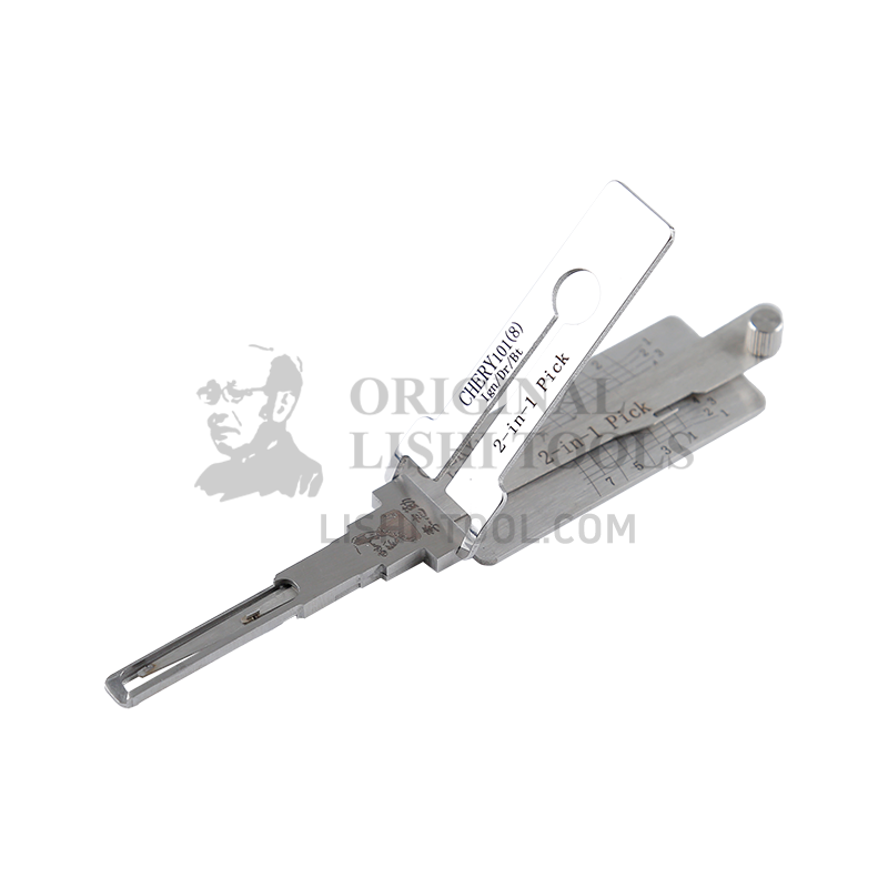 Lishi 2-in-1 (8-CUT) CHERY101 for Chery New Tiggo 5 E5 - Ignition and Door Lock Pick and Decoder