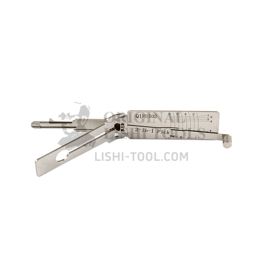 Lishi 2-in-1 (8-CUT) QIRUI02R-Right Slot Tool for Chery - Lock Pick and Decoder