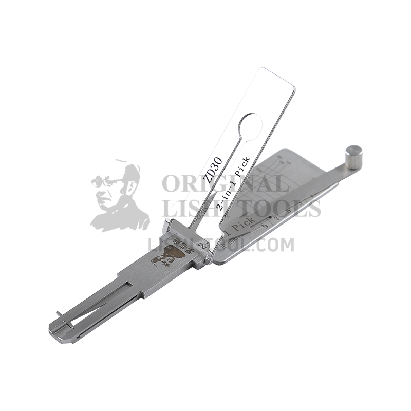 Lishi 2-in-1 (9-CUT) ZD30 Tool for Ducati - Ignition Lock Pick and Decoder