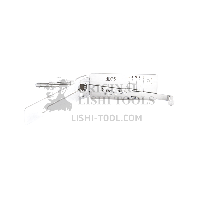 Lishi 2-in-1 HD75 Honda Motorcycle Ignition Lock Decoder & Pick Tool: Efficient Lock Decoding Tool
