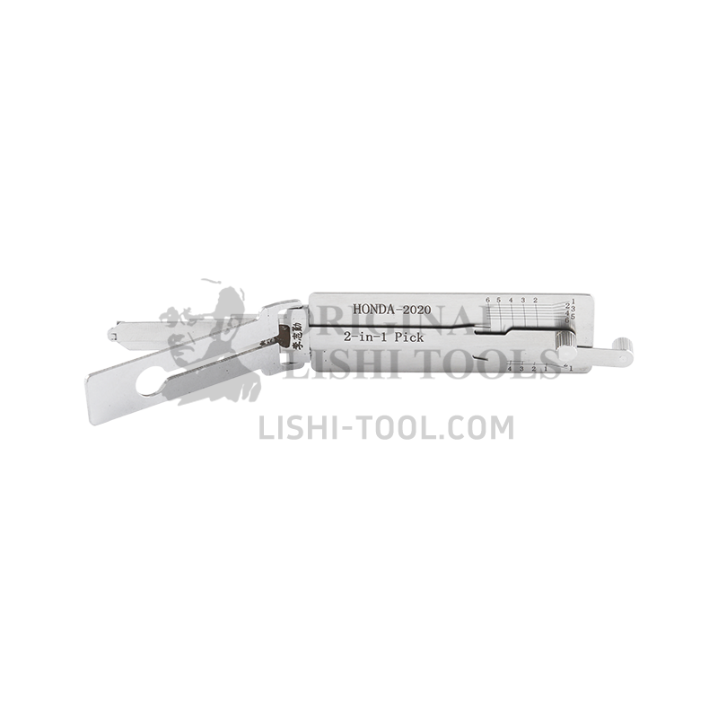 Lishi 2-in-1 (6-CUT) HON6-2020 for 2020+ Honda - Door Lock Pick and Decoder