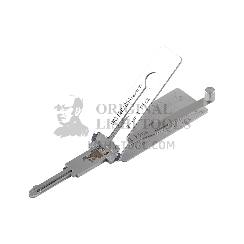 Lishi 2-in-1 (8-CUT) DAT12R Tool for Isuzu, Hino - Ignition Lock Pick and DecoderAT12R Tool for Isuzu, Hino - Ignition Lock Pick and Decoder