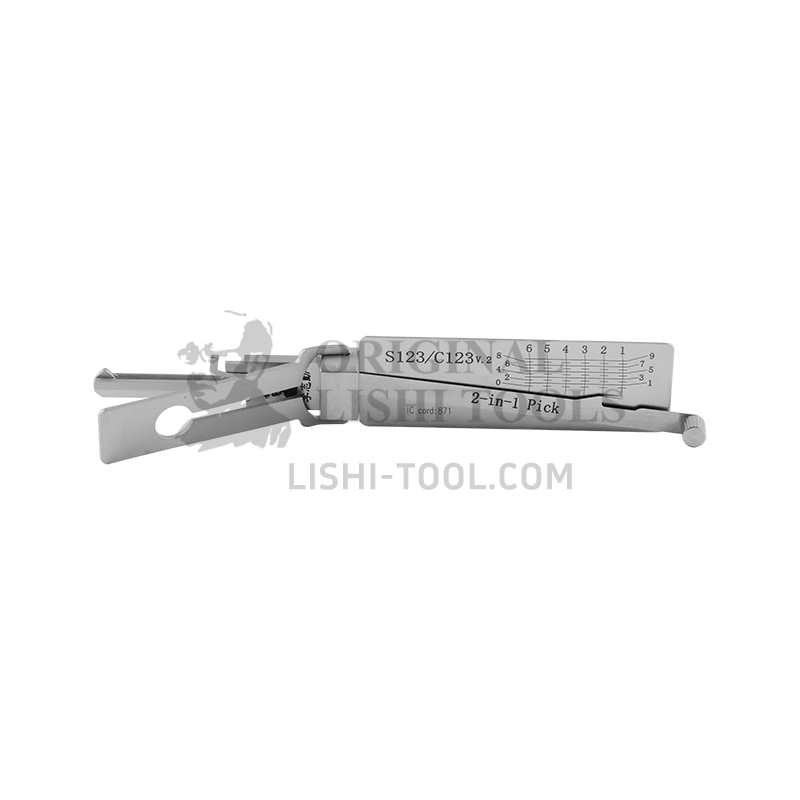 Lishi 2-in-1 Schlage S123 Residential Lock Pick Tool