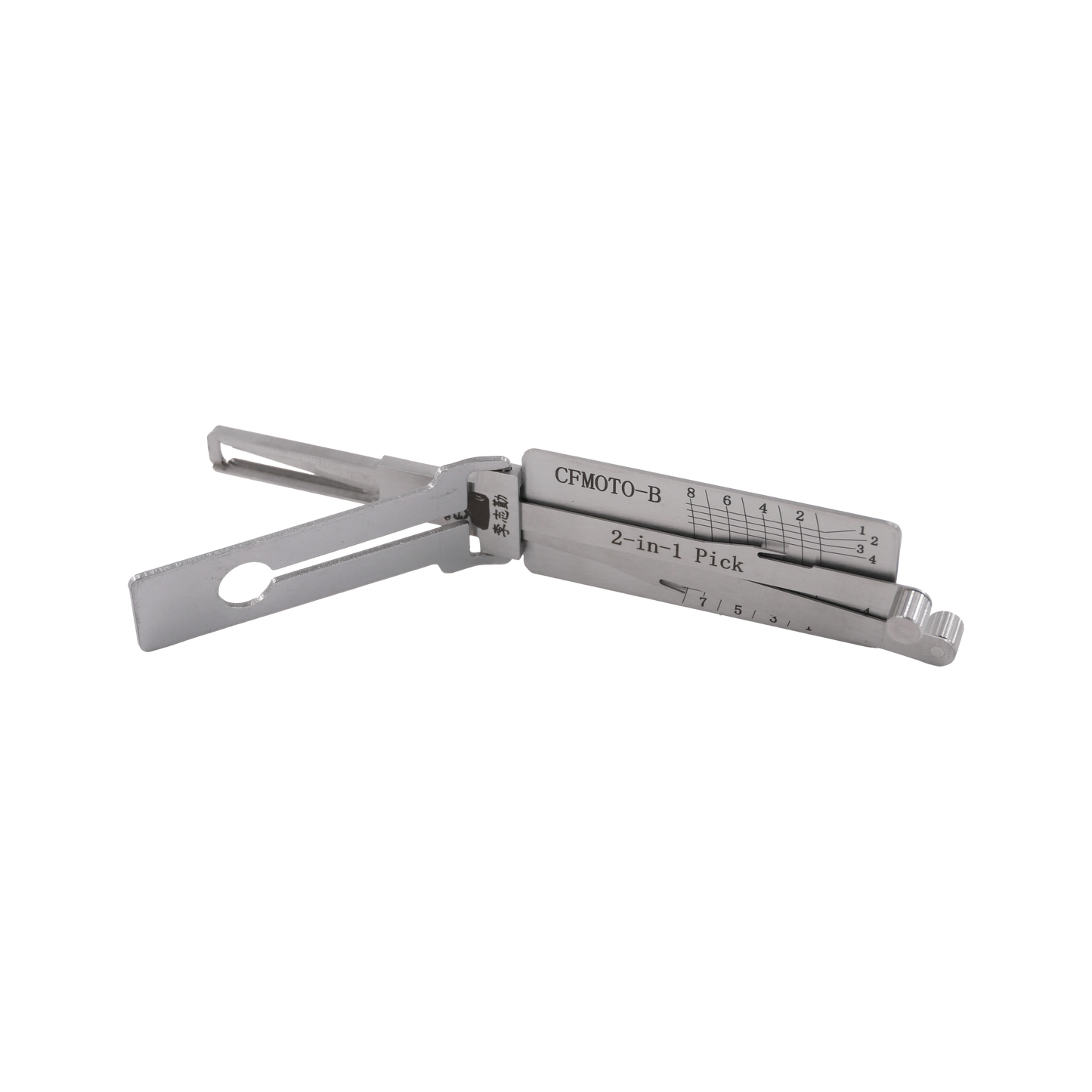 Lishi 2-in-1 CFMOTO- B Motorcycle Pick and Decoder Tool