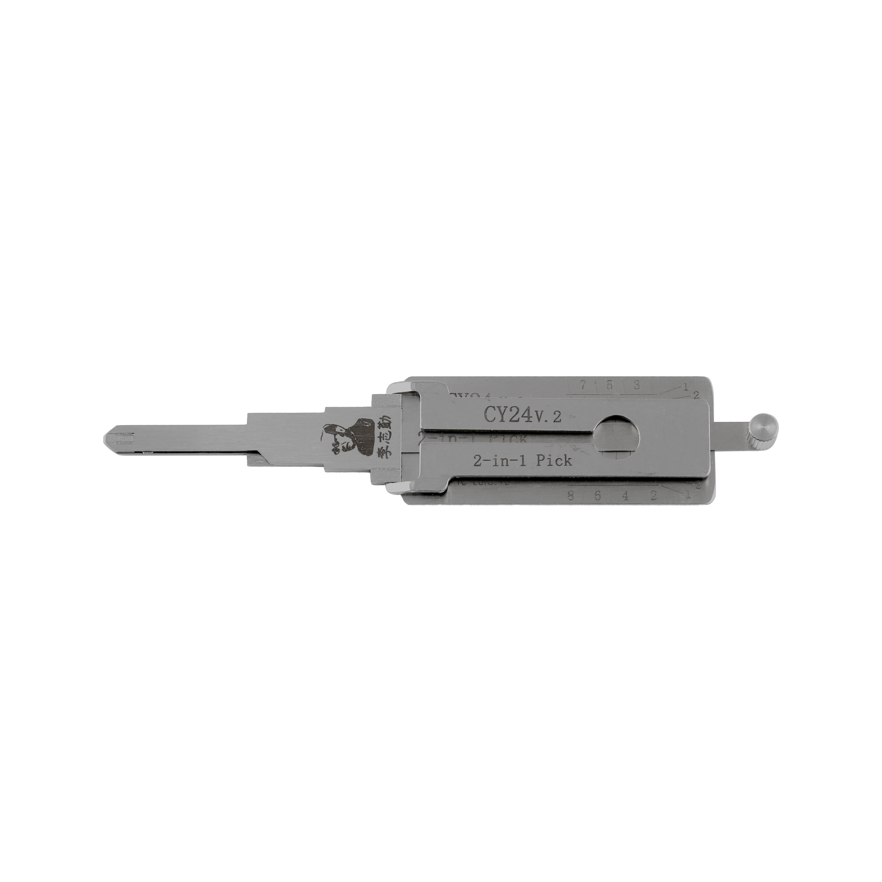 Lishi Tools(7-CUT) CY24 v.2 2-in-1 Pick & Decoder for Dodge, Jeep, Chr ...