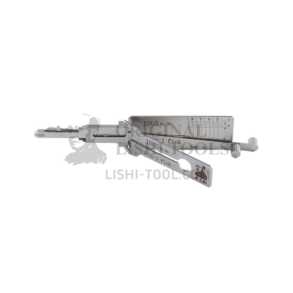Lishi 2-in-1 (8-CUT) ISU5 Tool for Isuzu - Lock Pick and Decoder - Door Lock / Trunk / Anti-Glare