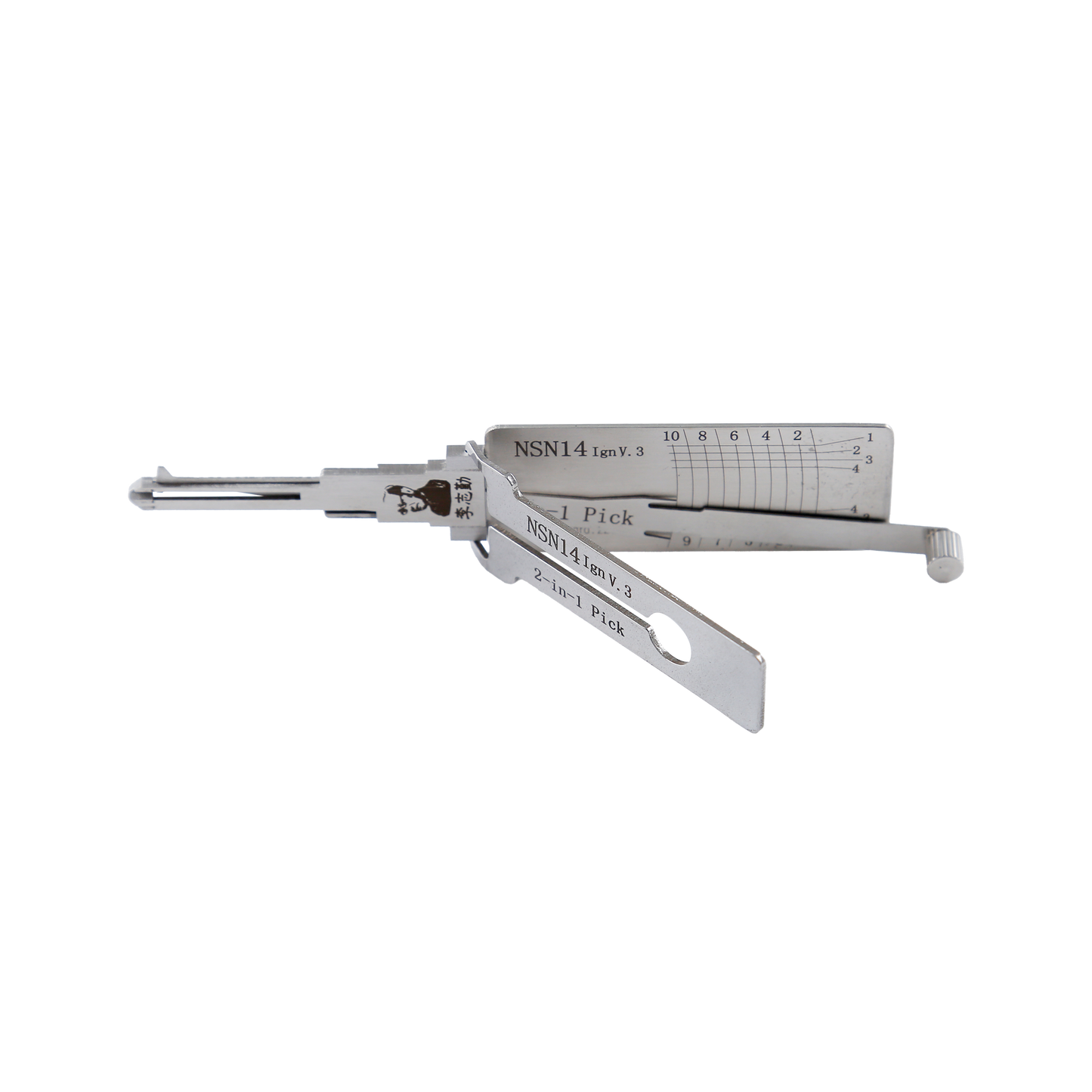 Lishi Tools(10-CUT) NSN14v.3 2-in-1 Pick & Decoder for Nissan Series  Ignition Locks Special