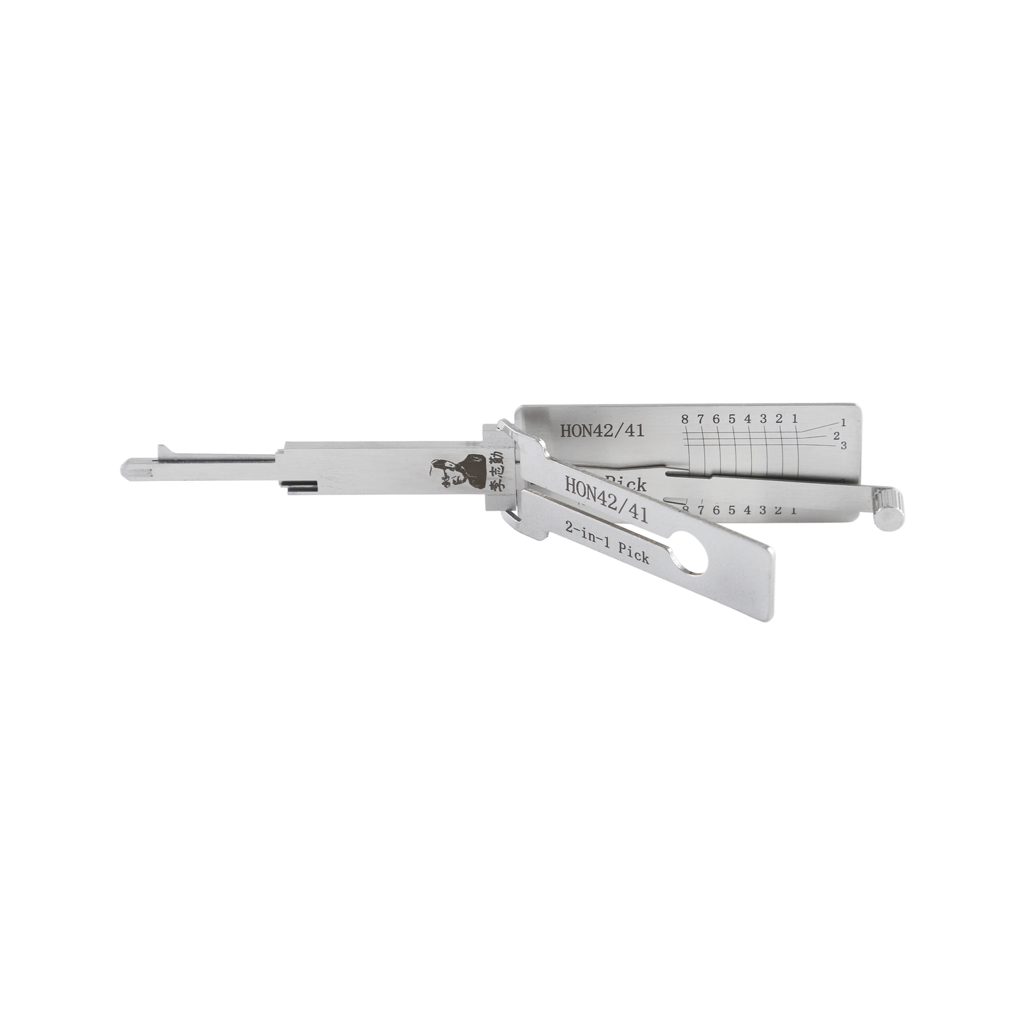 Lishi Tool (8-CUT)HON42/41 2-in-1 Pick & Decoder for Honda Motorcycles Ignition Lock