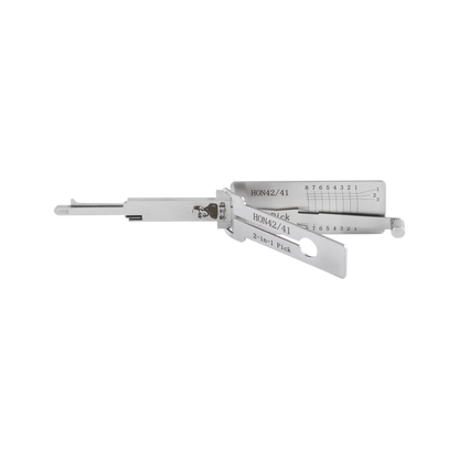 Lishi Tool (8-CUT)HON42/41 2-in-1 Pick & Decoder for Honda Motorcycles Ignition Lock