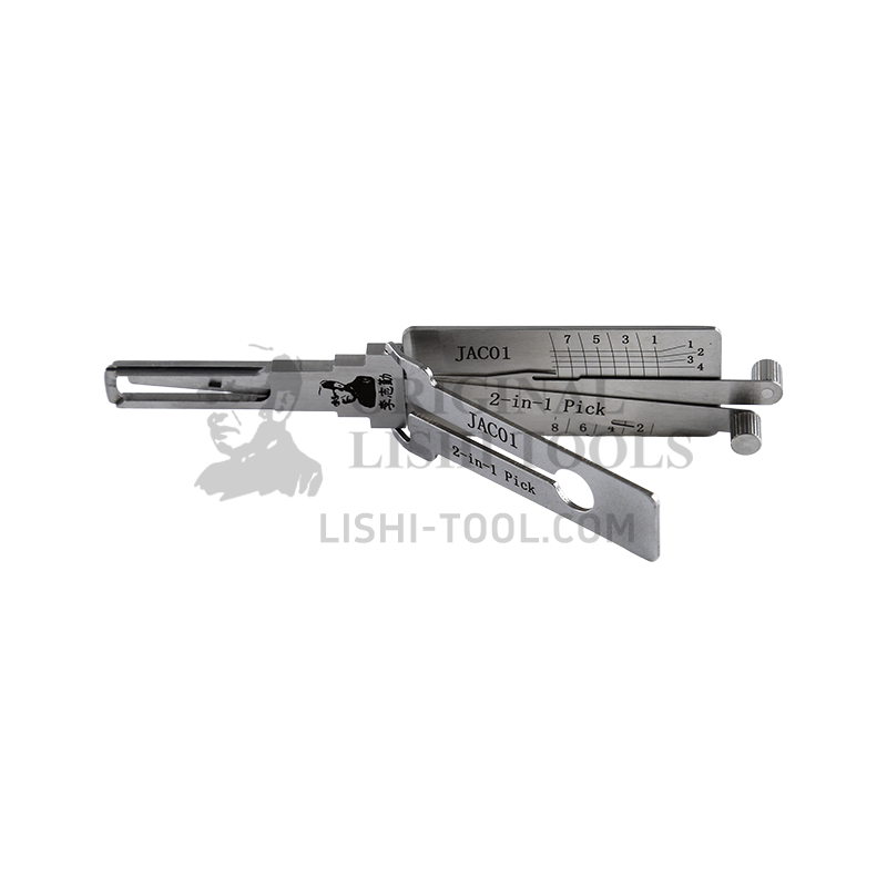 Lishi 2-in-1 (8-CUT) JAC01 for JAC Geerfa and JAC Heavy Trucks - Door Lock Pick and Decoder