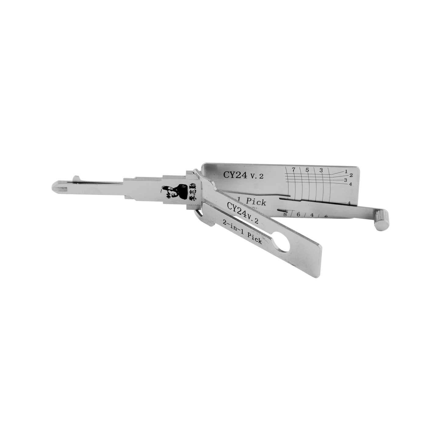 Lishi Tools(7-CUT) CY24 v.2  2-in-1 Pick & Decoder for Dodge, Jeep, Chrysler Door Locks