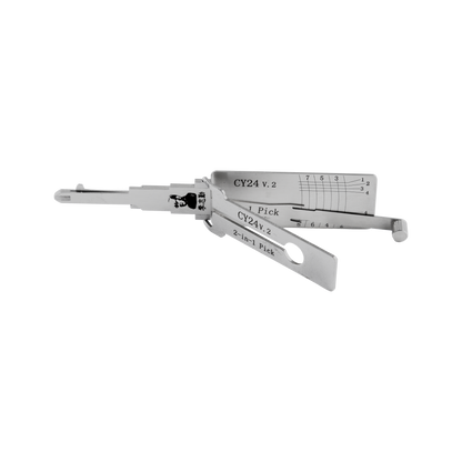Lishi Tools(7-CUT) CY24 v.2  2-in-1 Pick & Decoder for Dodge, Jeep, Chrysler Door Locks