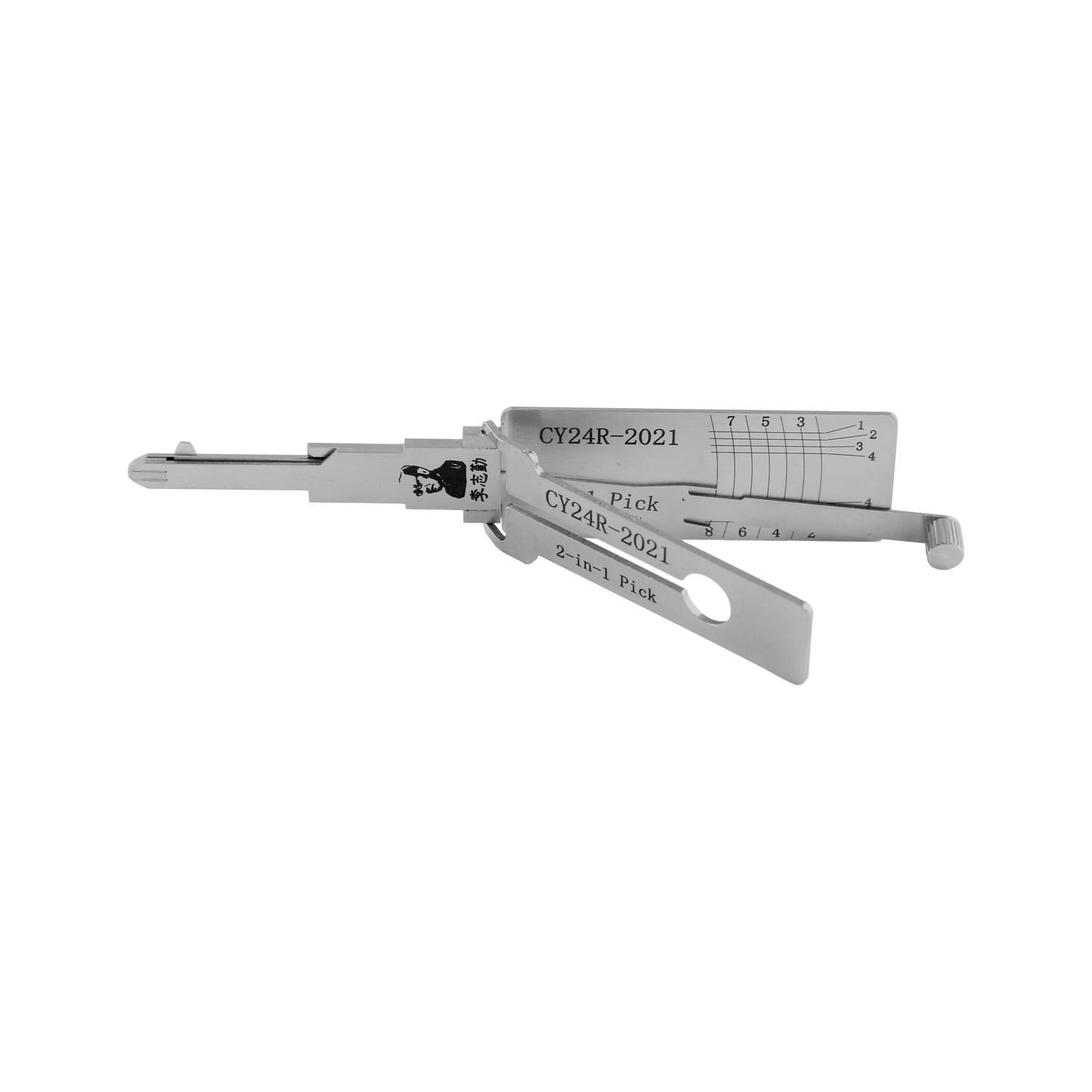Lishi Tools(8-CUT) CY24R-2021 2-in-1 Pick & Decoder for  New Jeep Door Locks/Anti-Glare
