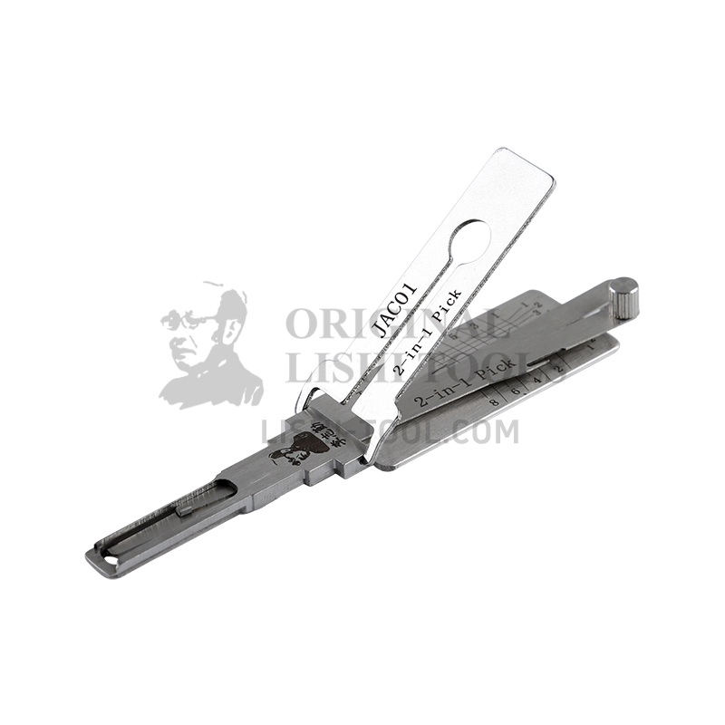 Lishi 2-in-1 (8-CUT) JAC01 for JAC Geerfa and JAC Heavy Trucks - Door Lock Pick and Decoder