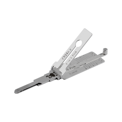 Lishi Tools(7-CUT) CY24 v.2  2-in-1 Pick & Decoder for Dodge, Jeep, Chrysler Door Locks