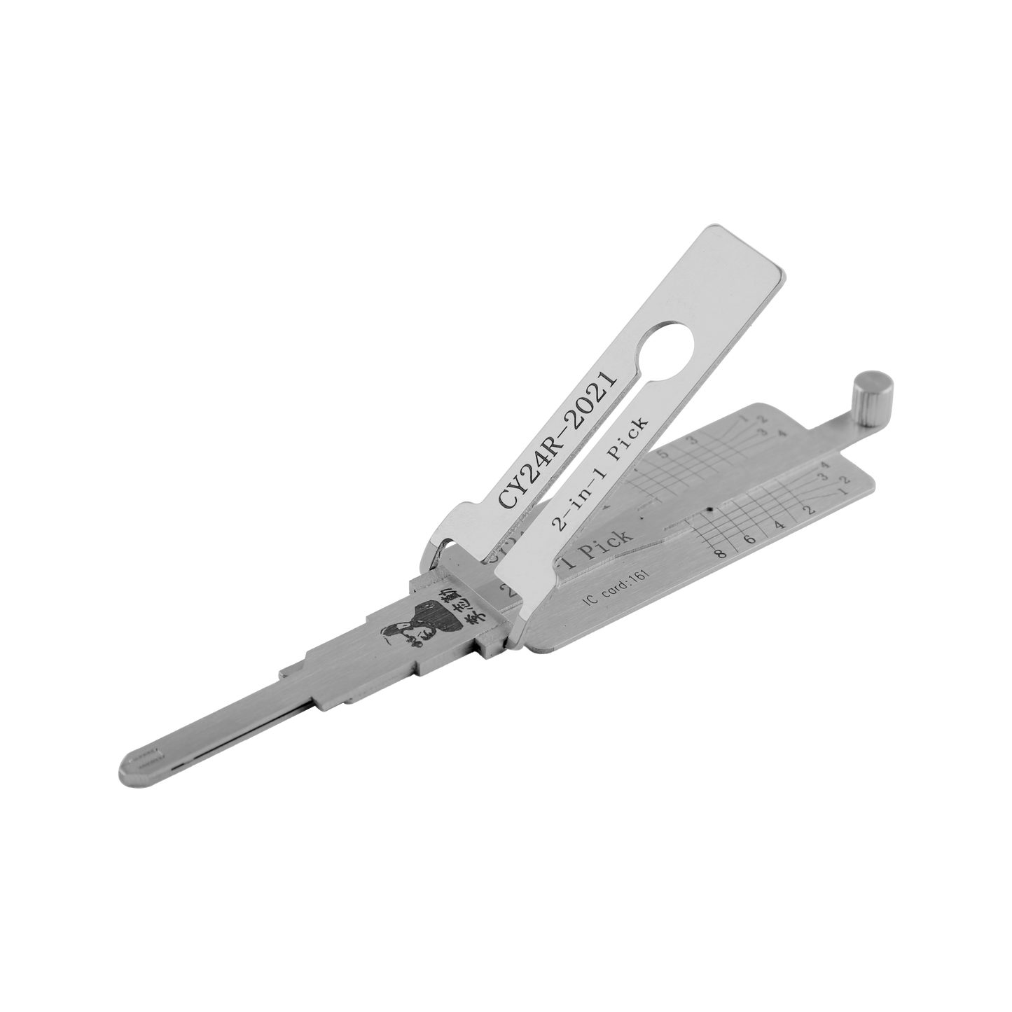 Lishi Tools(8-CUT) CY24R-2021 2-in-1 Pick & Decoder for  New Jeep Door Locks/Anti-Glare