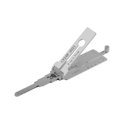 Lishi Tools(8-CUT) CY24R-2021 2-in-1 Pick & Decoder for  New Jeep Door Locks/Anti-Glare