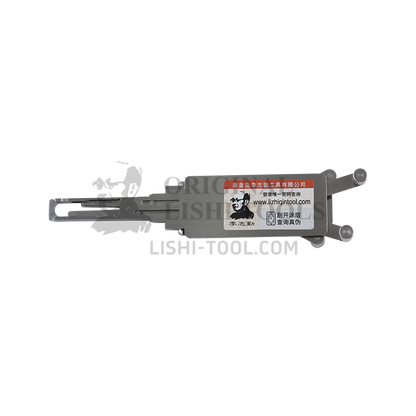 Lishi 2-in-1 (8-CUT) TOY40 v.2 Tool for Mitsubishi, Chairman - Door and Trunk Lock Pick and Decoder