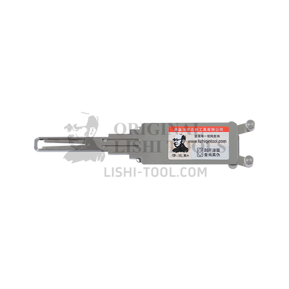 Lishi 2-in-1 (8-CUT) TOY51 Tool for Shaanxi DeLong, Hongyan Jie Shi, and Leopard CS10 - Ignition, Door, and Trunk Lock Pick and Decoder