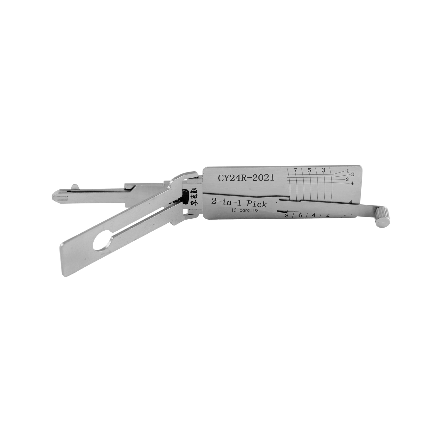 Lishi Tools(8-CUT) CY24R-2021 2-in-1 Pick & Decoder for  New Jeep Door Locks/Anti-Glare